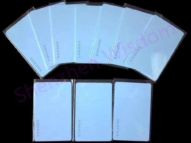 500 шт Заказная печатная карта 13,56 МГц RFID карта NFC 13,56 МГц ISO14443A s50 Печатный произвольный рисунок номер VIP карта
