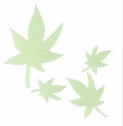 Кленовые листья Новинка фосфоресцирующий люминесцентный пластиковый настенный