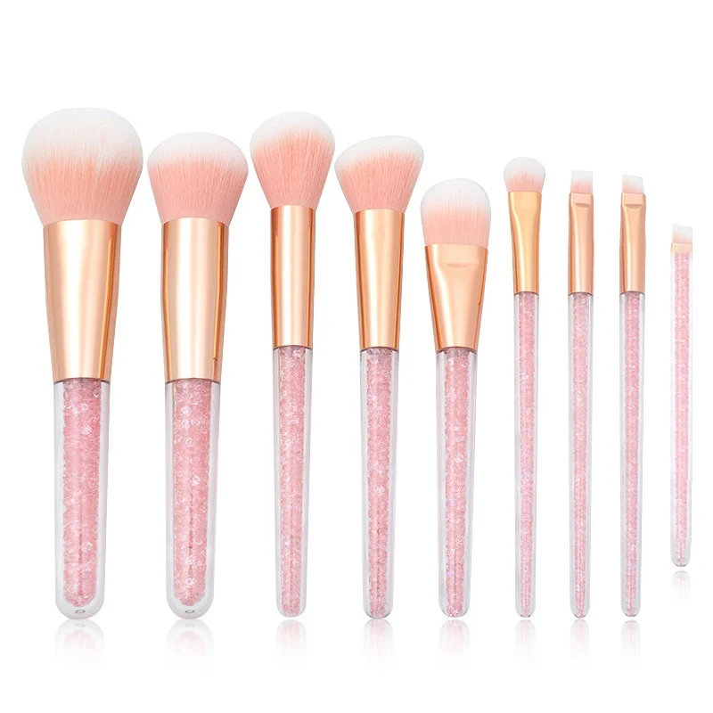 Горячая продажа 8 шт набор кистей алмазные блестящие формы Симпатичные кисти