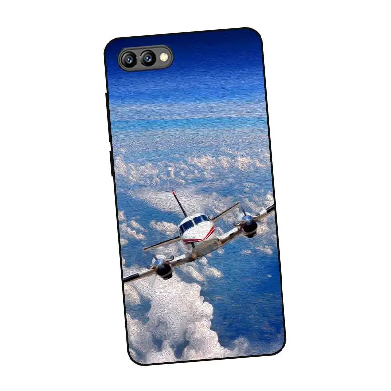 Черный силиконовый чехол N396 Sky Landscape для huawei Honor 8C 8X9 10 20i V10 V20 Note10 Max Lite Magic2 |