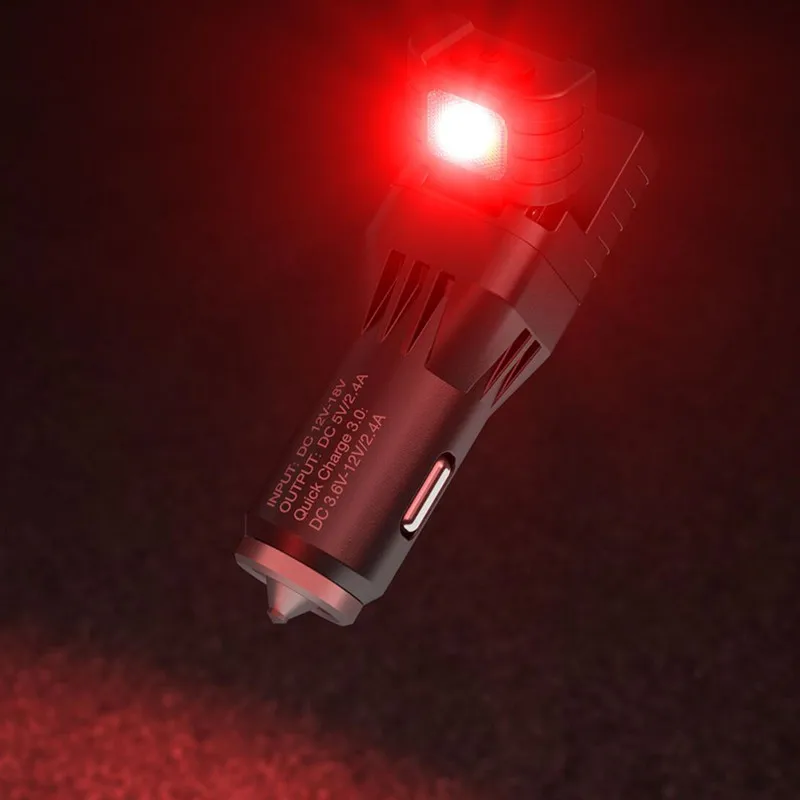 Nitecore VCL10 Магнитный Корпус USB Quick Charge 3 0 Автомобильное зарядное устройство хвост