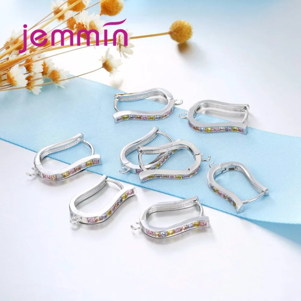 Серьги-кольца женские из серебра 925 пробы 10 шт. | Украшения и аксессуары