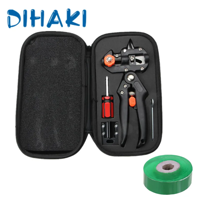 

Grafting Cutting Tool 2 IN 1 Tool Kit Farming Pruning Shears Scissor Vaccination Secateurs Pruning Cutting Shears Garden Tool