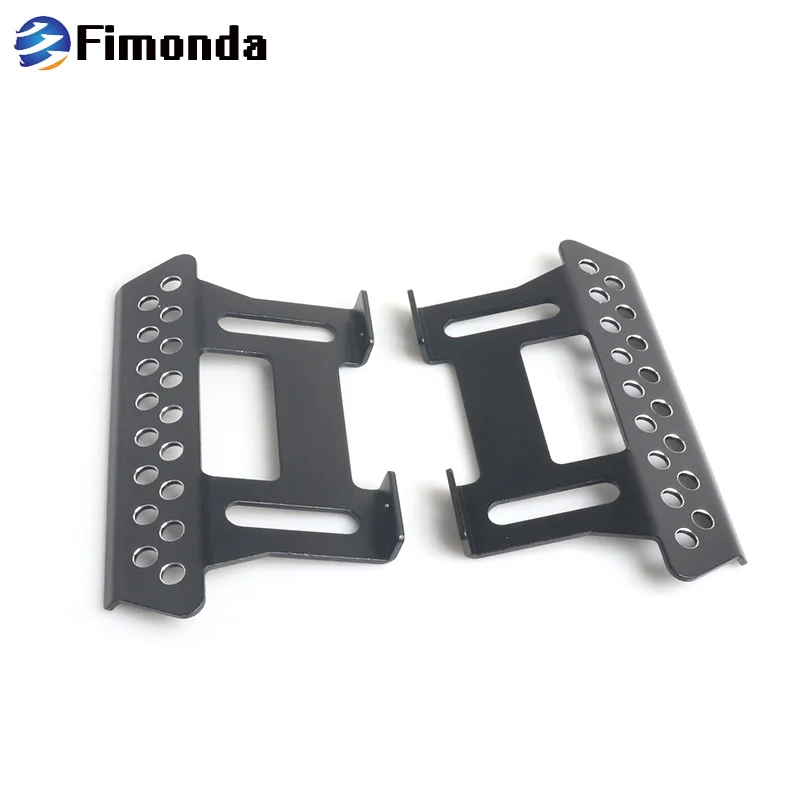 Прочные боковые пластины металлические педали слайдер для 1/10 RC Гусеничный