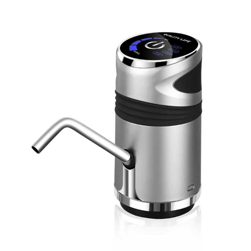 Automatic Electric Water Pump Button Dispenser Gallon Bottle Drinking Switch For Pumping Device Silver Grey |