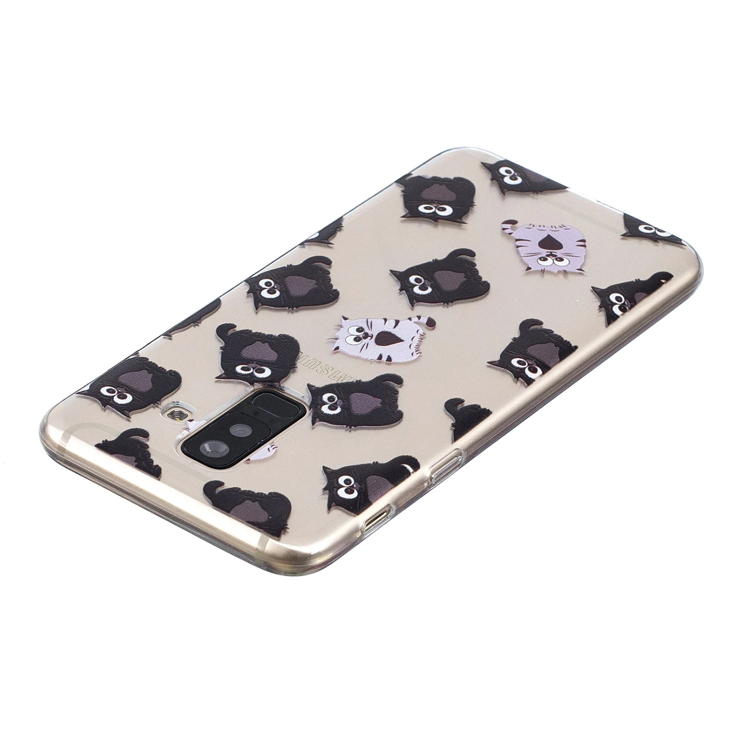 For Samsung Galaxy A6 plus 2018 case for A6plus A9 star soft TPU back cases Jean covers cute Painted capa 6.0 |