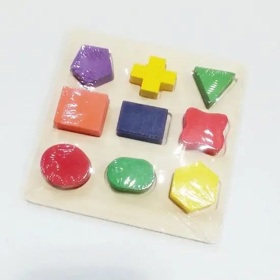 Wooden Geometry Board Cognitive Matching Puzzle Montessori Kindergarten Toys | Игрушки и хобби