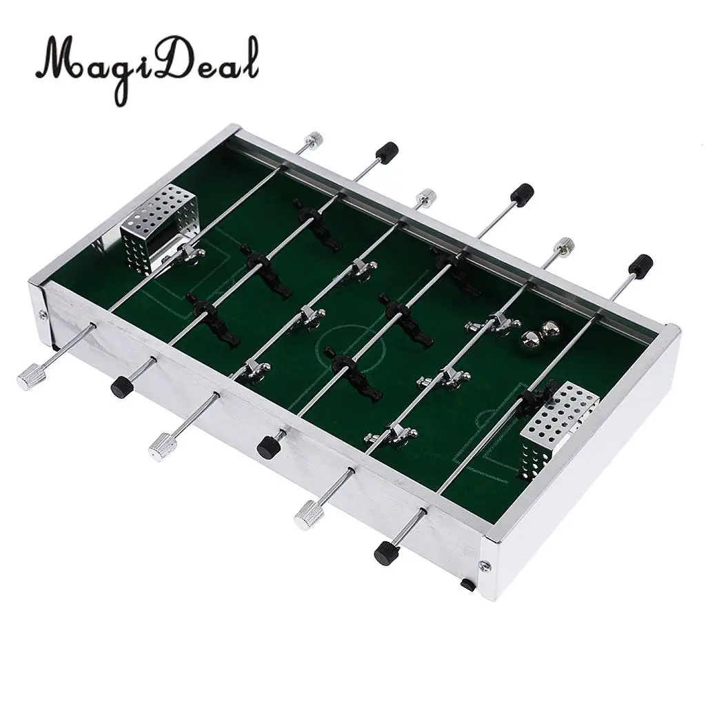 MagiDeal,, мини настольный футбол, футбол, игра для настольного футбола, настольный Спорт для забавного досуга в помещении, развлечения для детей, подарки зеленого цвета