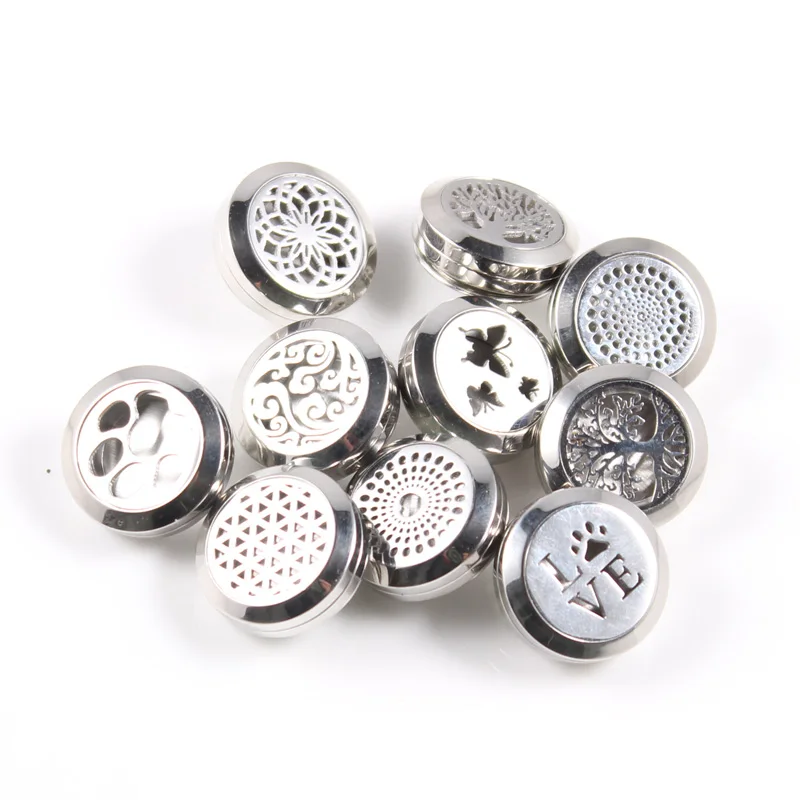 2017 Dropshipp серебро 20 мм духи медальон оснастки кнопка из нержавеющей стали животное