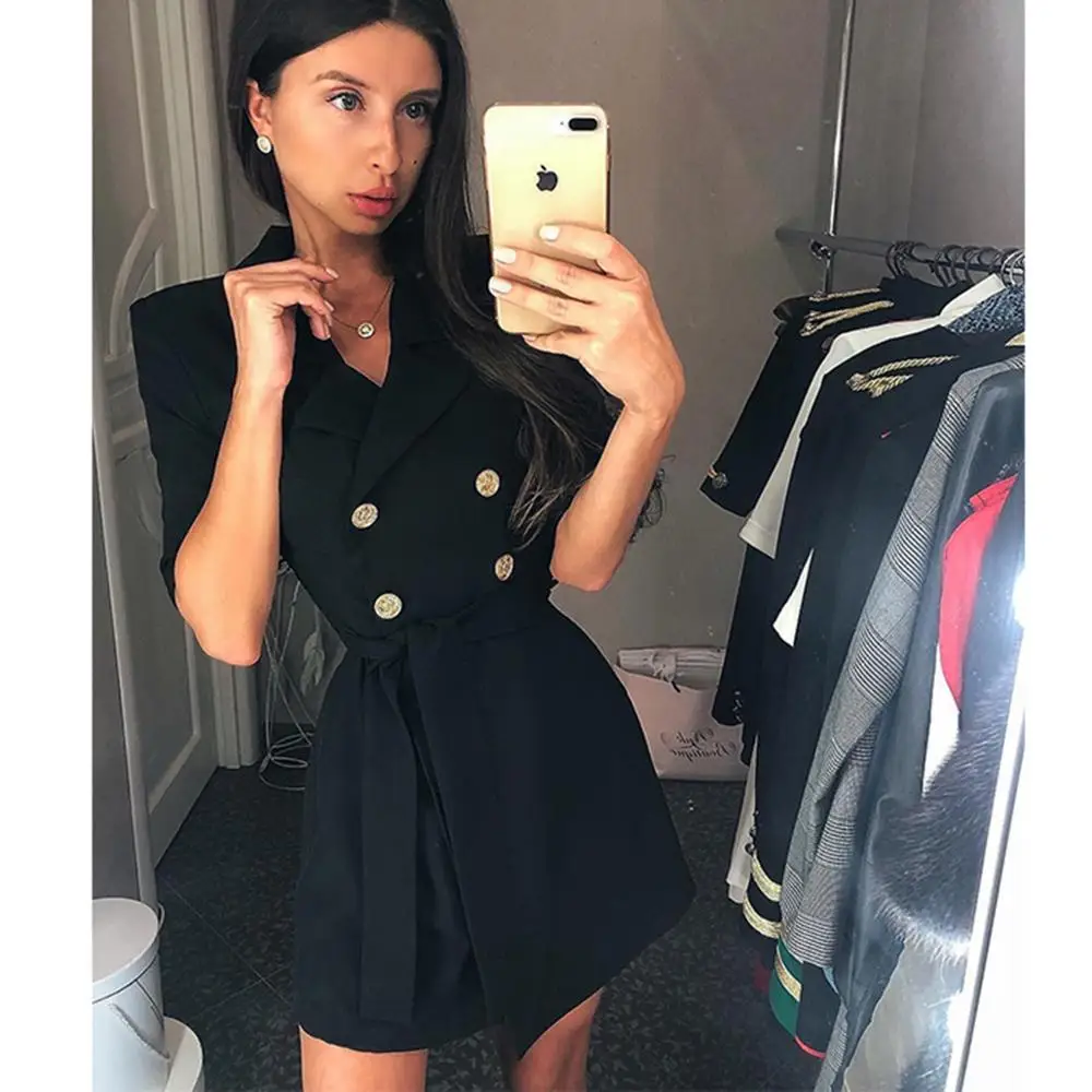 Платье женское винтажное с коротким рукавом и поясом|Женские платья| |