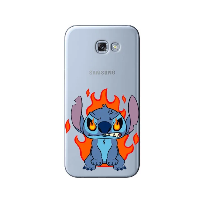 Милый мультяшный чехол мягкий силиконовый из ТПУ для телефона Samsung Galaxy A3 2016 A5 2017 A7