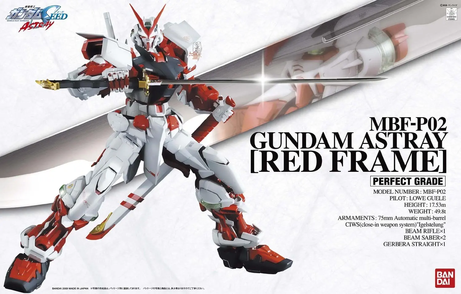 Bandai PG 1/60 Gundam Astray красная рамка мобильный костюм сборные модели наборы экшн