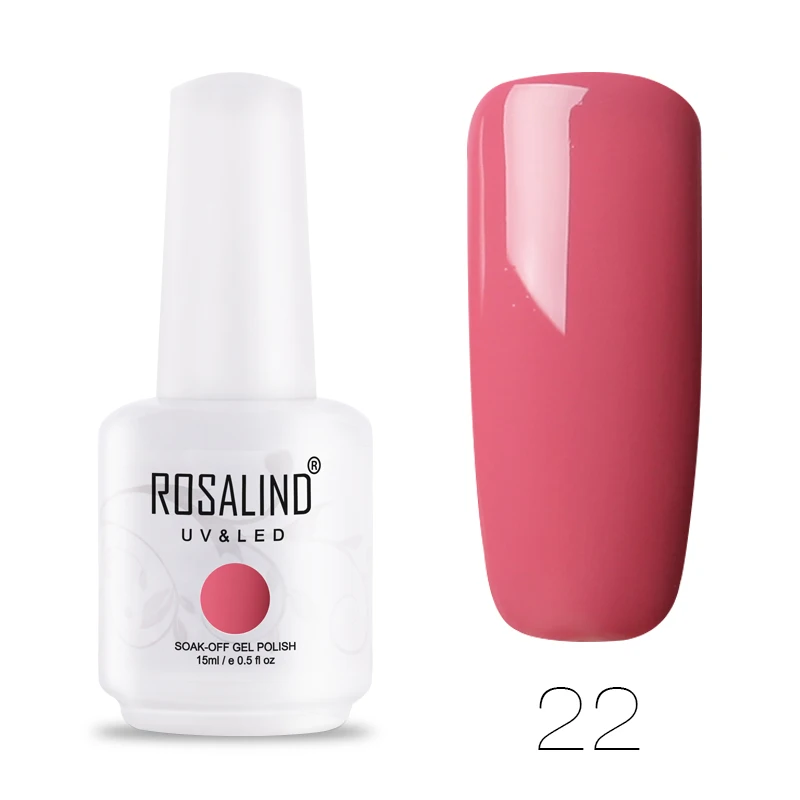 RH22 ROSALIND Гель-лак для ногтей Набор для маникюрный лак Vernis полуперманентный УФ все для ногтей искусство основа грунтовка Гель-лак верхнее покрытие - Цвет: RH22