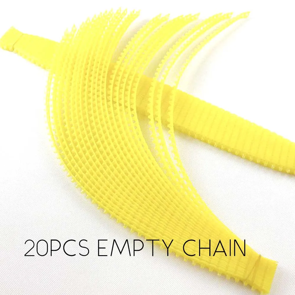 20pcs Empty Chain Автоматическая Цепь Гвоздь пистолет адаптер винтовой пистолет Насадка адаптер цепи гвозди комплект для электрической дрели деревообрабатывающий инструмент - Цвет: 20pcs Empty Chain