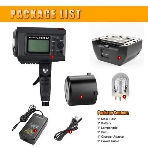 Беспроводная внешняя вспышка Godox AD600BM 600W HSS 2 4G + X1T N передатчик для Nikon|outdoor flash|godox