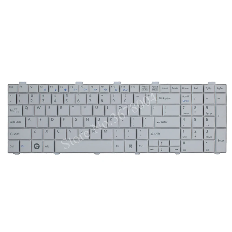 Новая клавиатура США для Fujitsu Lifebook AH530 AH531 NH751 A530 A531 черная ноутбука на английском