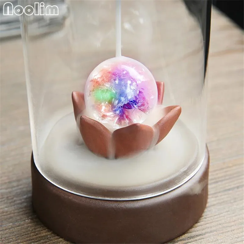 Креативная горелка для благовоний в виде фиолетового дракона из глины