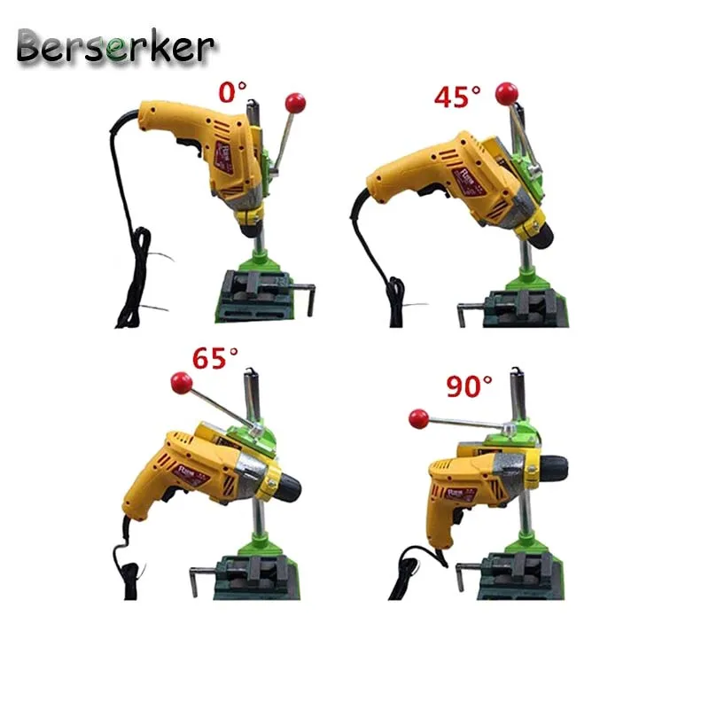 Berserker сверлильный стенд зажим стойка с регулируемым углом для сверления 35 43 мм 0 90