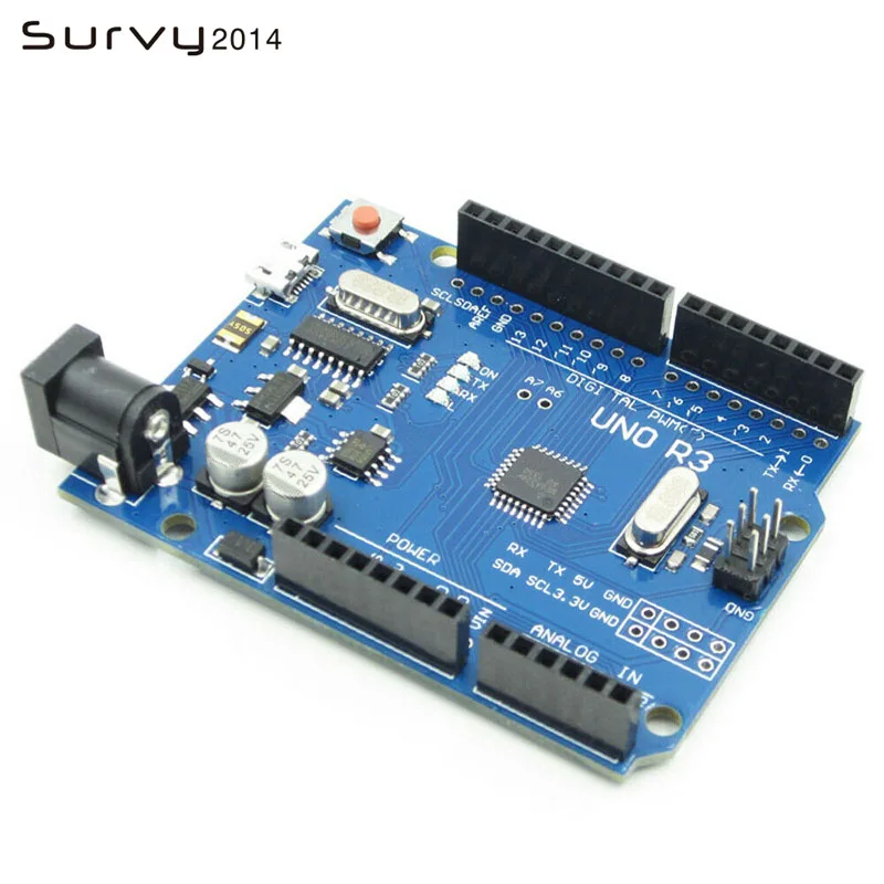 UNO R3 MEGA328P CH340G + USB кабель для arduino | Электронные компоненты и принадлежности