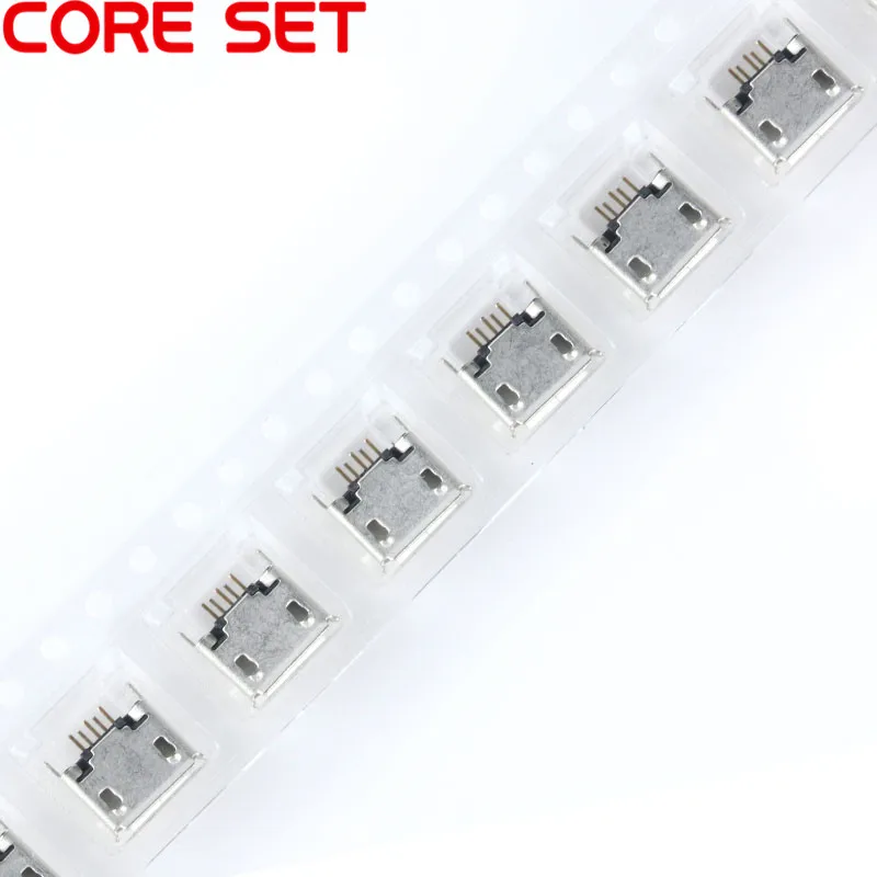 100 шт. микро USB 5 P разъем Pin SMD DIP мини гнездо | Обустройство дома