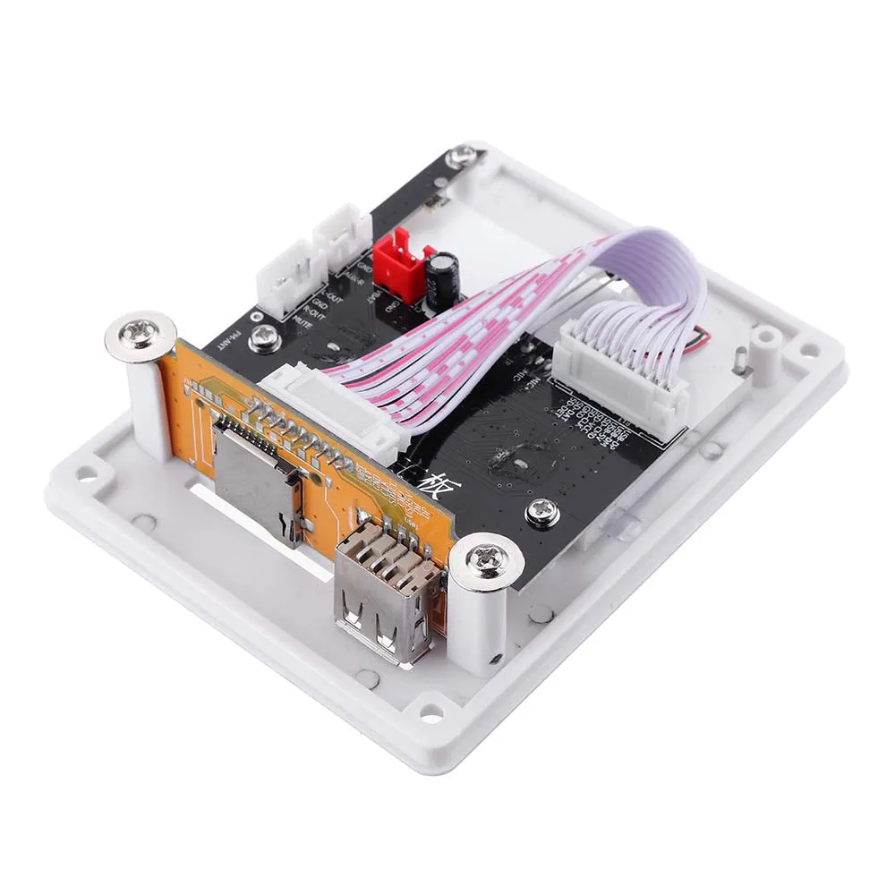 LEORY DC8-12V MP3 декодер ЦАП Плата bluetooth аудио приемник модуль декодирования USB SD WAV WMA AUX FM светодиодный дисплей