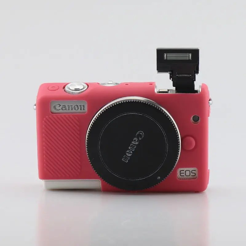 Силиконовая кожа брони чехол корпус протектор для Canon EOS M100 M10 M6 M3 корпус камеры только