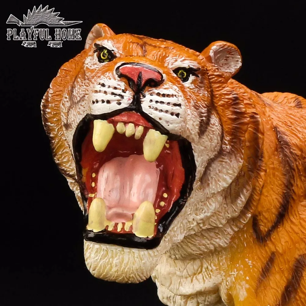 Сертифицированные товары ручной работы большая модель аниме тигра мягкие 3D
