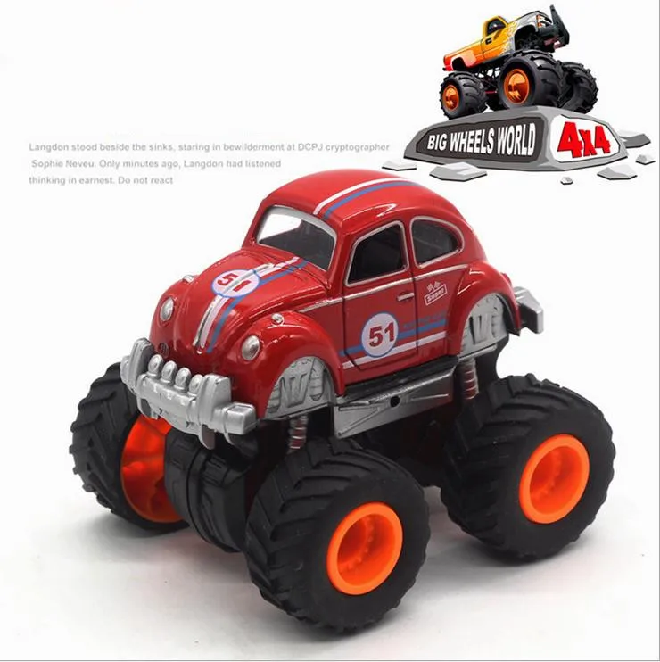High Simulation Four-wheel Drive Inertia Off-road Vehicle Model 1: 36 Alloy Volkswagen Beetle Toy free Shipping |