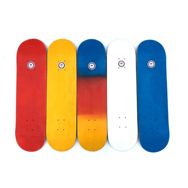 Клен скейтборд 8in колода включает наждачную бумагу двойной рокер палуба