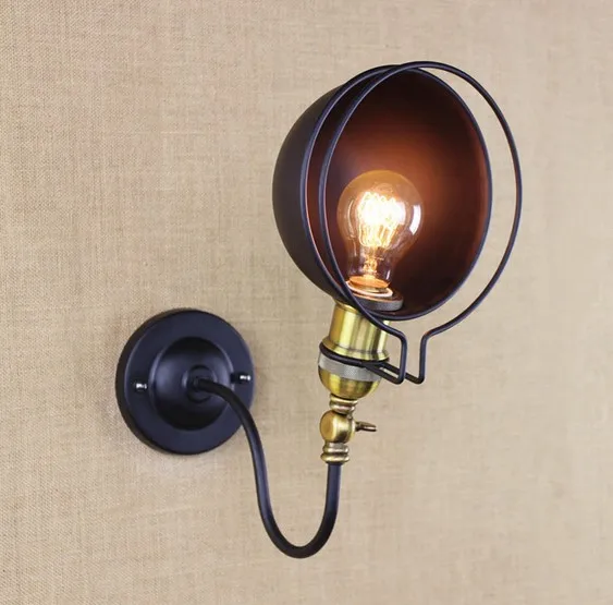 

Loft Style Decorative Edison Wall Sconce Adjustable Bedside Wall Lamp Industrial Vintage Wall Light Fixtures For Home Lighting