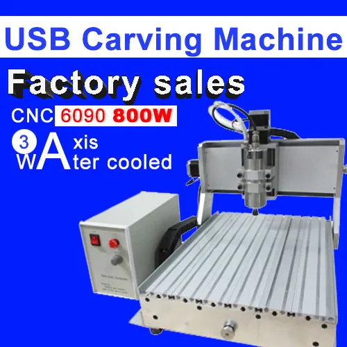 220 v/110 v водяное охлаждение CNC 6090 800 w 3 прибор для гравировки сверлильный станок с