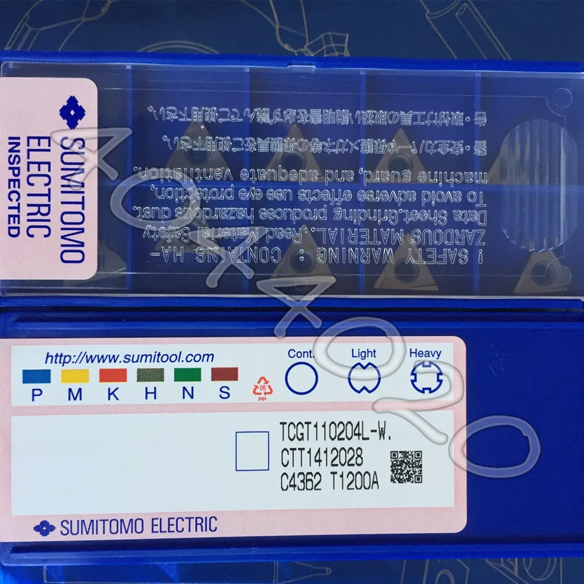 

TCGT110204L-W T1200A 10pcs/box Sumitomo New original Carbide blade