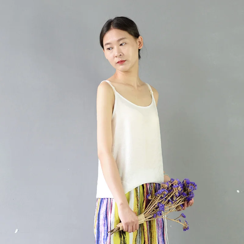 Женские летние топы scuwлен 2020 повседневные универсальные хлопковые майки с