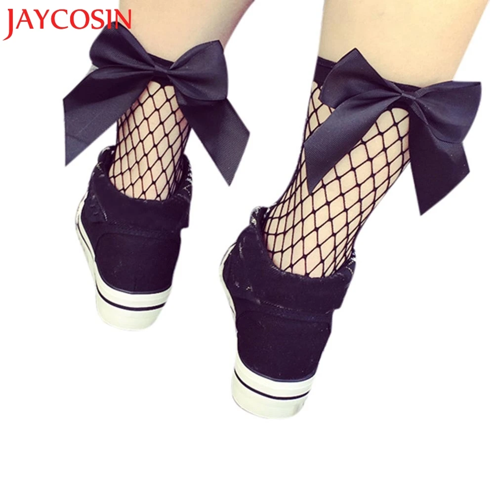 Женские сетчатые носки с оборками до щиколотки кружевные короткие Y7623|ankle high