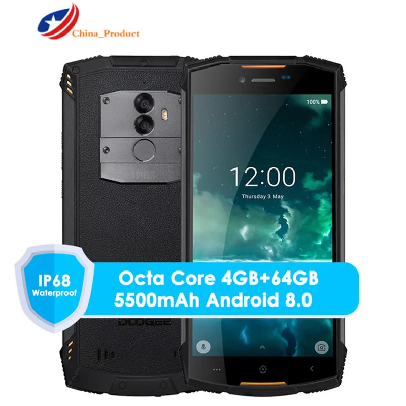 Смартфон DOOGEE S55 на Android 5 восемь ядер экран 8 0 дюйма 4 Гб + 64 ГБ|Смартфоны| |