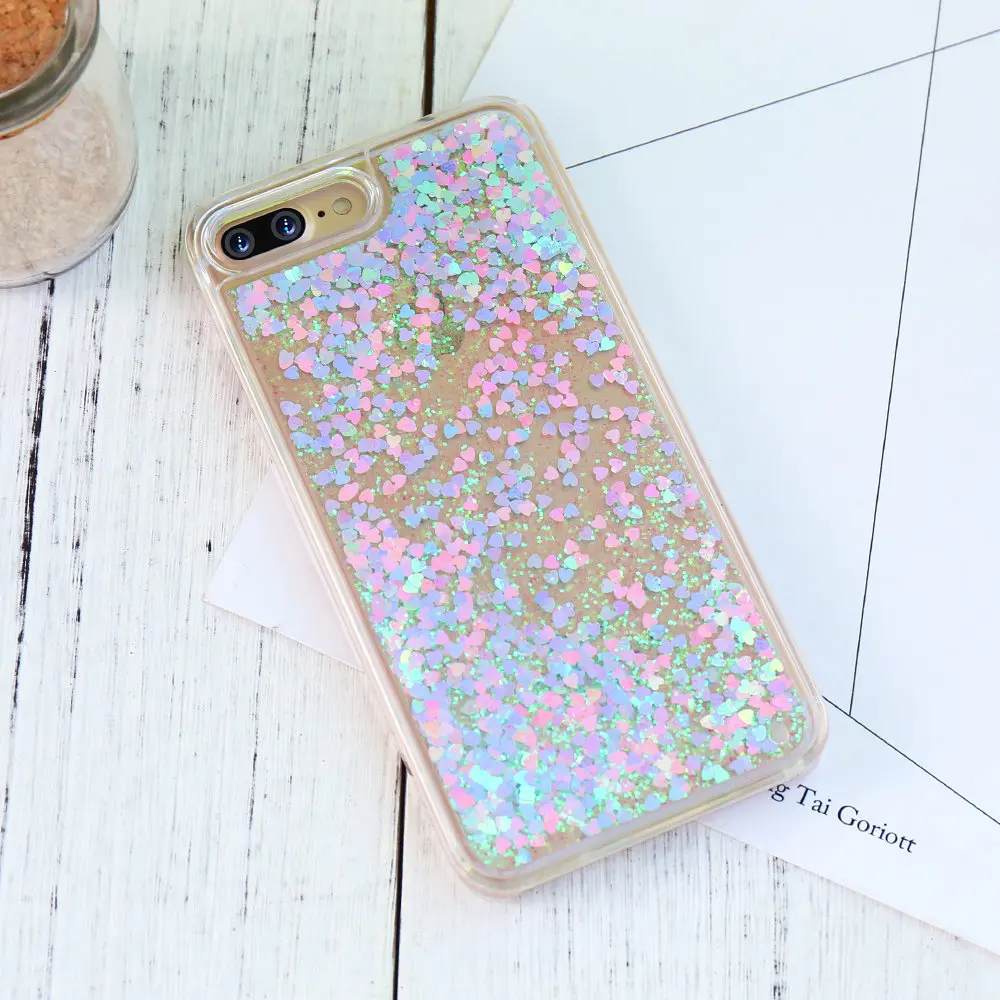 Kisscase Чехол для мобильного телефона Bling Quicksand iPhone 6 6S Plus 5S Обложка блендера ПК SE 5 4S
