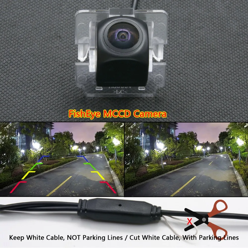 Камера заднего вида Fisheye 1080P MCCD HD для Mitsubishi Outlander 2003 2004 2005 2006 2007 2008 2009 2012 монитор|rear