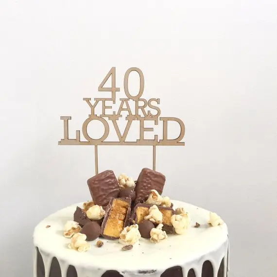 На заказ возраст день рождения торт Топпер 60 лет Любимый Торт Топпер 60-й день рождения торт украшение с днем рождения 60 торт Топпер