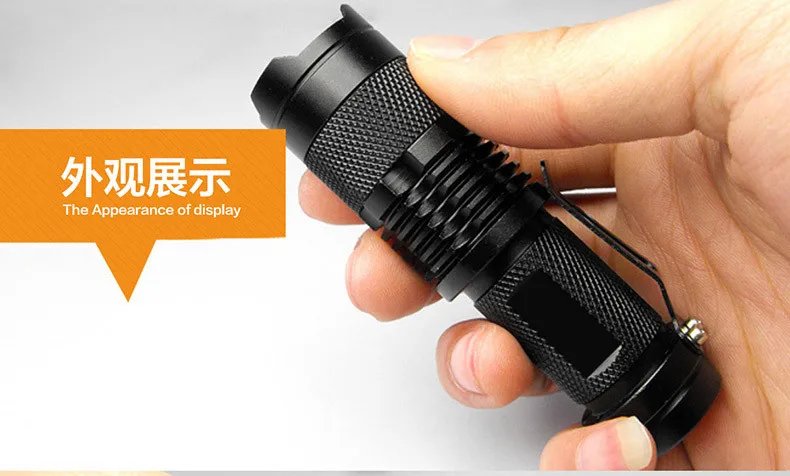УФ светодиодный фонарик 395nm blacklight длина волны ультрафиолетовый УФ черный свет torcia linterna использовать 14500 или AA