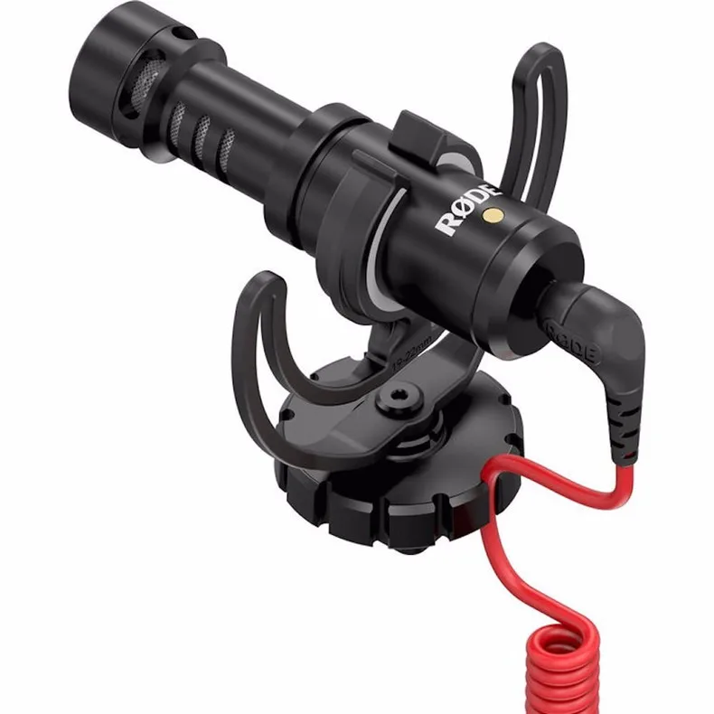 Ехал VideoMicro Компактный На Камере Записи Микрофон для Canon Nikon Sony Lumix DJI Осмо DSLR Камеры