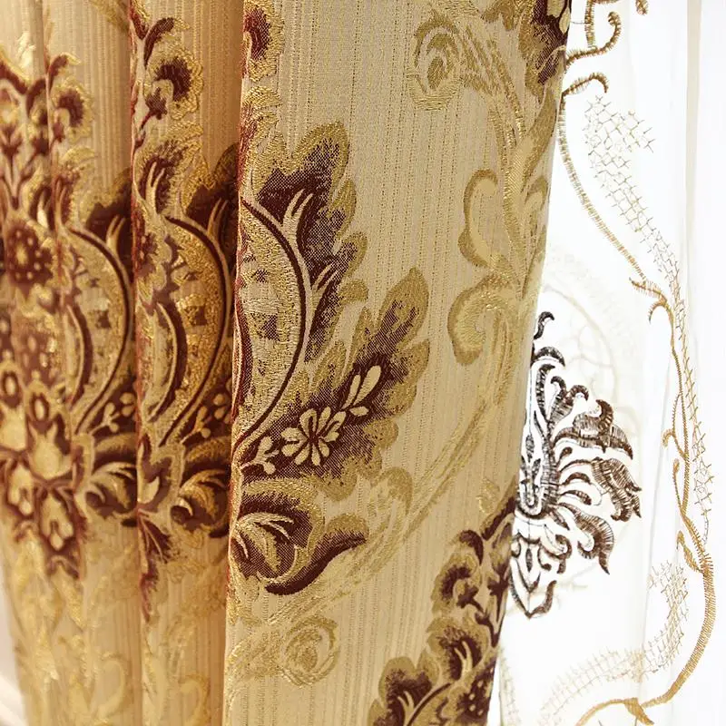 Обработка пользовательских европейский пользовательские занавес спальня окно