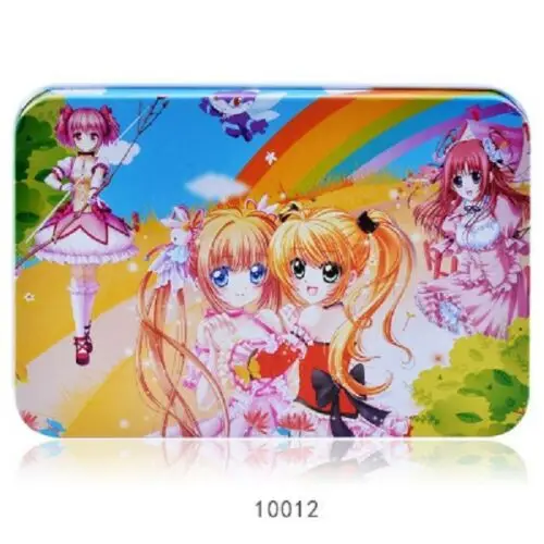 Beautiful-Girl-100pc Монтессори деревянная настольная игра-головоломка штук с металлической коробкой 60/100/200 шт. Juguetes IQ образования детей 3 лет с принтом Бэтмена из мультфильма животное - Цвет: Beautiful-Girl-100pc