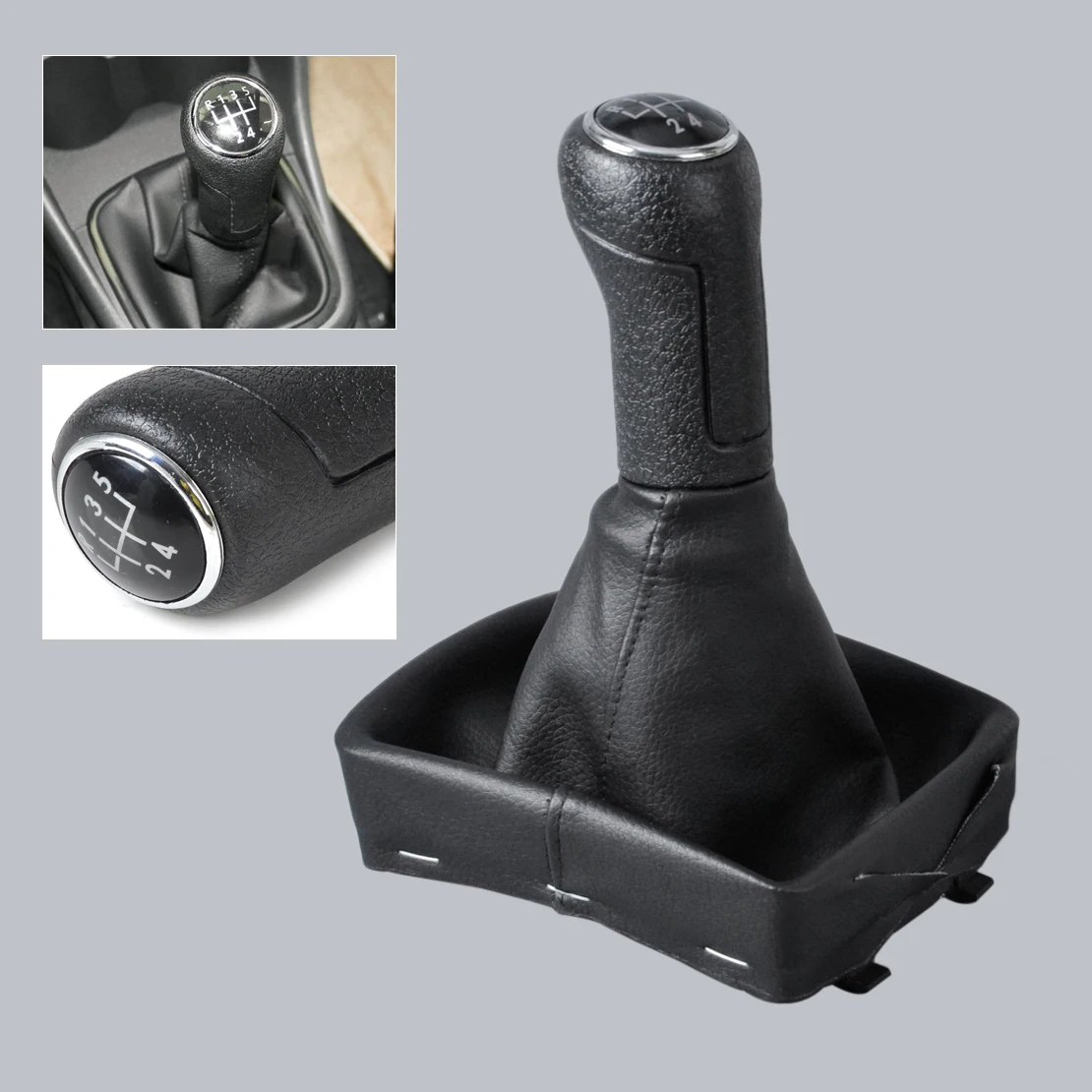 Ручка переключения передач для VW Volkswagen Polo 9N 9N3 2002 2003 2004 2005 2006 2007 2008|gaitor boot|5 speed gear