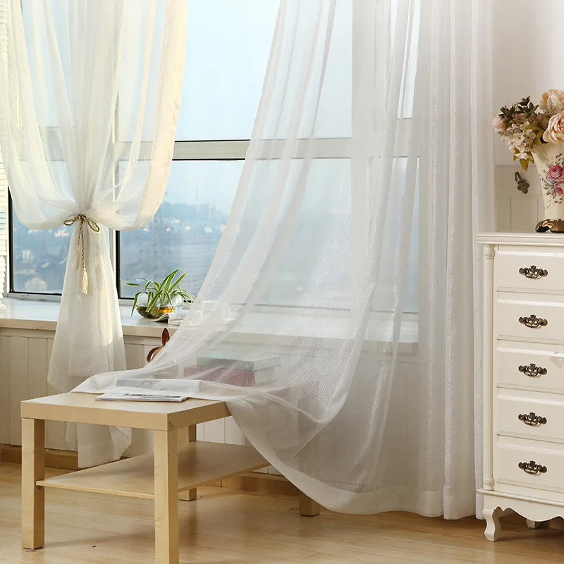 2019 искусственные шторы блестящие серебряные тюли для спальни гостиной простые