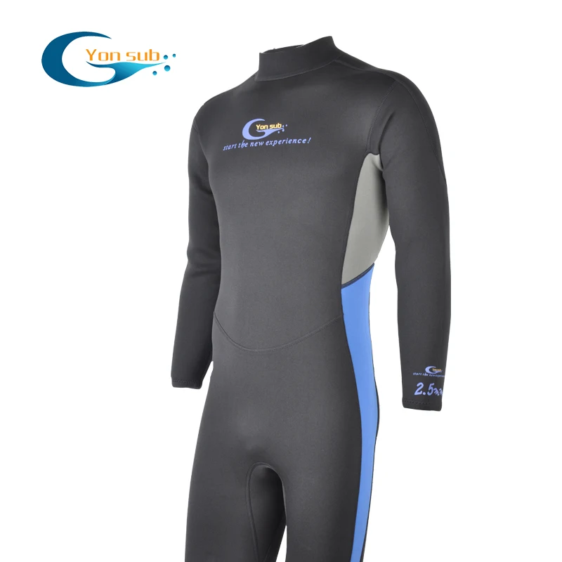 Yonsub 2.5mm neoprene wetsuit men long sleeves swimsuit Wind surfing diving suit one-piece snorkeling wetsuits