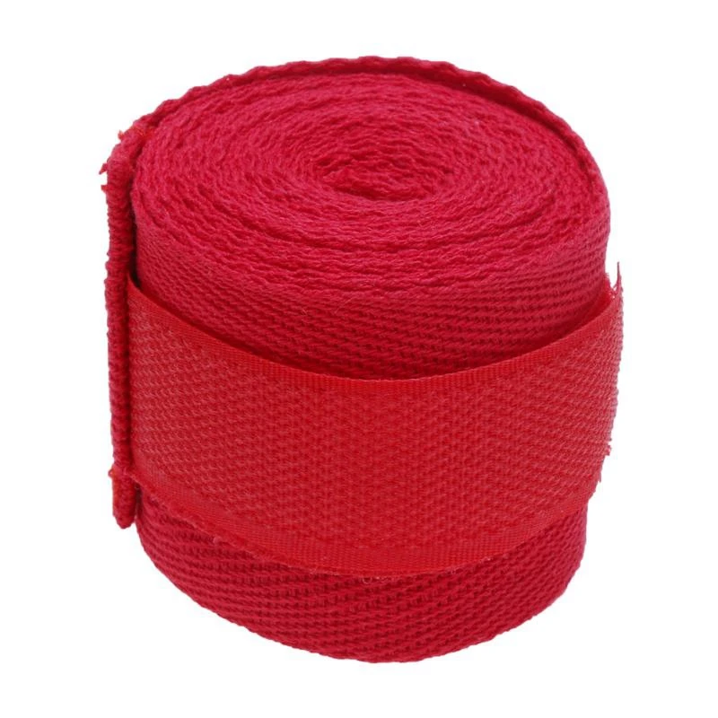 

1 Pc 2.5M Eslatic Cotton Sports Strap Boxing Bandage For Sanda Muay Thai Mma Taekwondo Hand Gloves Wraps Red #8