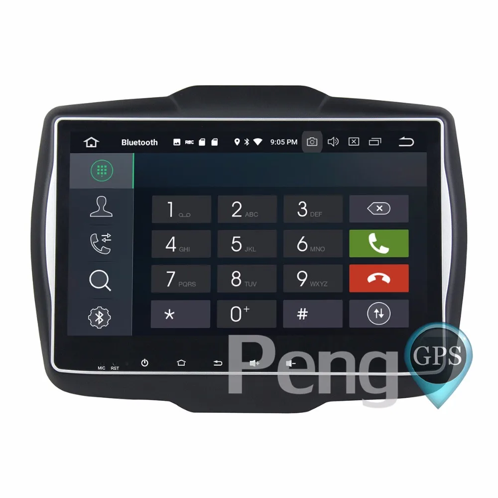 Автомагнитола 2 Din 4 Гб + 32 ГБ Восьмиядерный процессор Android 8 0 для Jeep Renegade 2016 2017