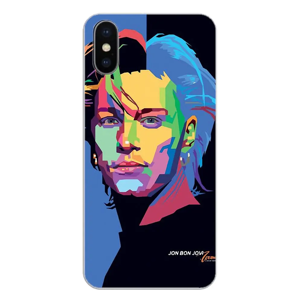 Мягкие прозрачные чехлы для Samsung Galaxy A5 A6 A7 A8 A9 J4 J5 J7 J8 2017 2018 Plus Prime Jon Bon Jovi Rock Band star Art