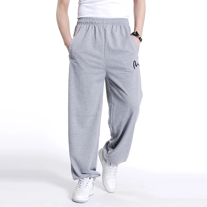 model 4 82 повседневные мужские брюки размера плюс, мужские хлопковые обтягивающие весенние прямые хип-хоп длинные брюки с эластичной талией - Цвет: model 4