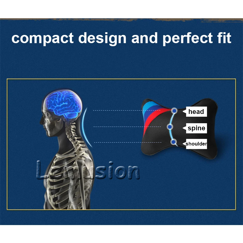 1X Автомобильная подушка для шеи три основных цвета подголовник Ford Focus 2 3 Fiesta Mondeo